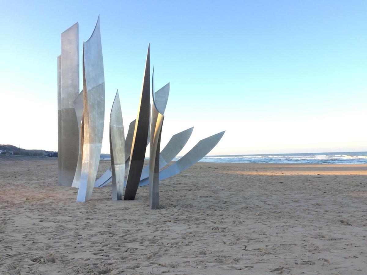 Les Chambres D'Omaha Beach Etablissement Avec Deux Chambres D'Hotes, Petit-Dejeuner Compris Fait-Maison Et Produits Locaux Vierville-sur-Mer Exteriör bild